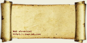 Isidora Terzić vizit kartica